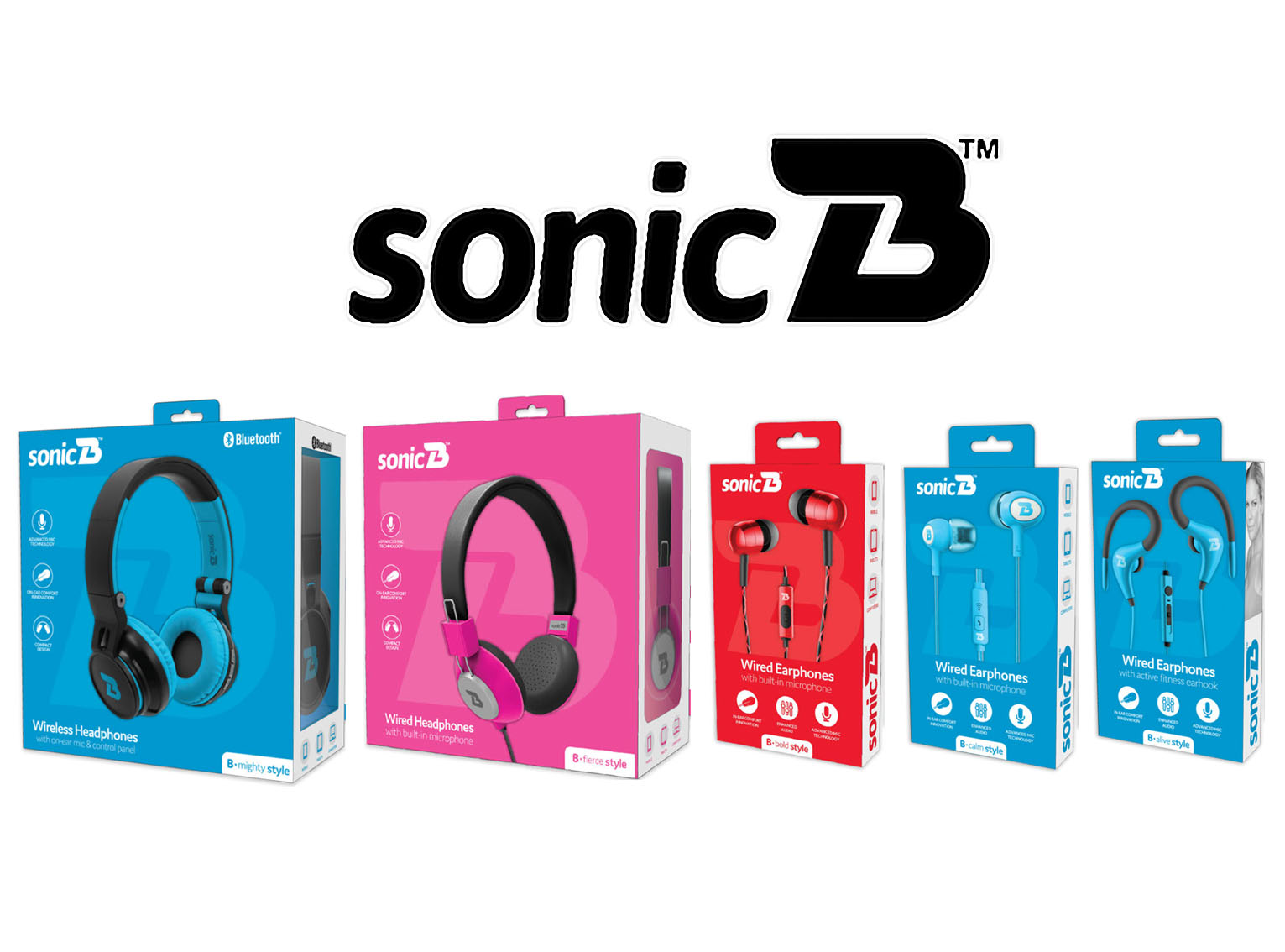 sonic b suave bluetooth earphones